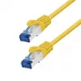 LogiLink CP4017S kabel krosowy Cat.6A CCA S/FTP LSZH, 0,25 m, żółty, EconLine