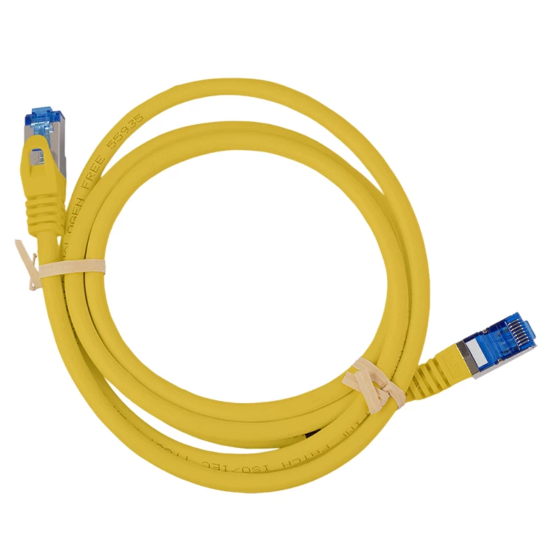 LogiLink CP4017S kabel krosowy Cat.6A CCA S/FTP LSZH, 0,25 m, żółty, EconLine