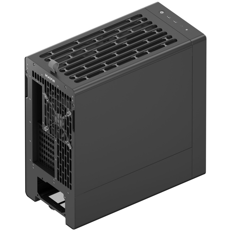 HAVN BF 360 Flow Solid obudowa komputerowa, Midi Tower, E-ATX, czarna