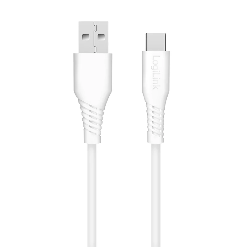 LogiLink CU0253 kabel USB 2.0 USB-C na USB-A, 480 Mb/s, 15 W, biały, 1,5 m