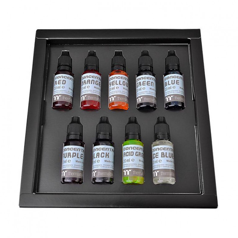 Thermaltake TT Premium zestaw koncentratu płynu chłodzącego CL-W221-OS00SW-A, 9 x 20 ml