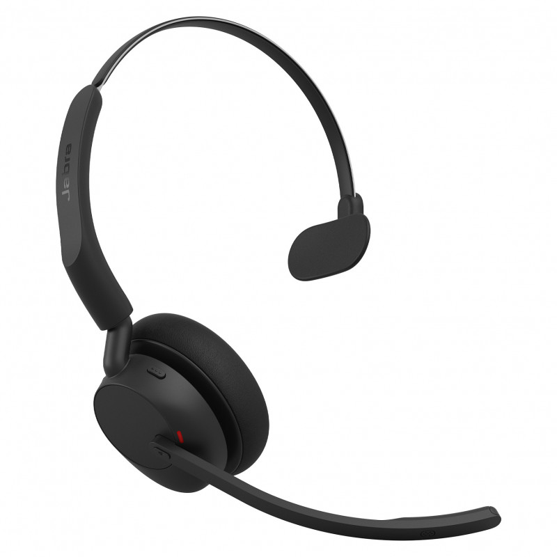 Zestaw słuchawkowy Jabra Evolve3 45 Mono UC z LINK 390c i stacją ładującą, czarny