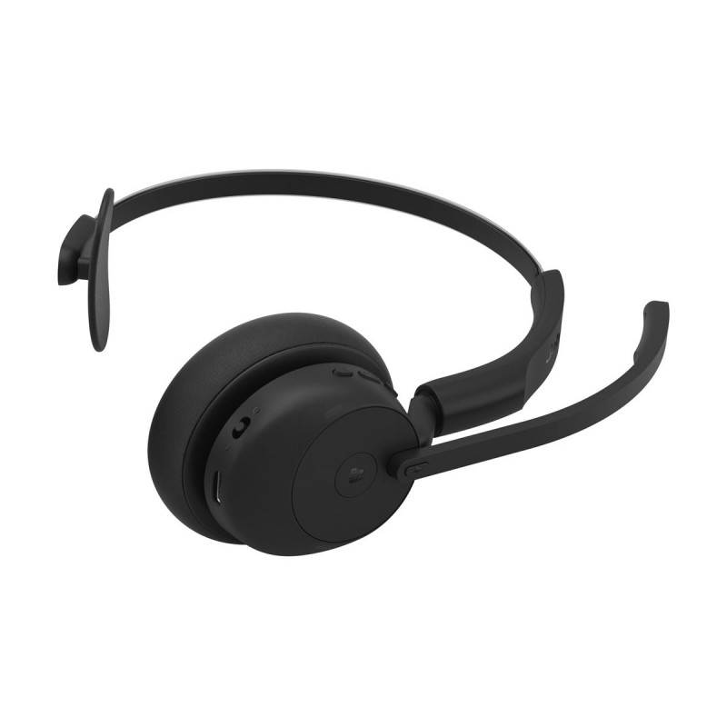Jabra Evolve3 45 MS Mono zestaw słuchawkowy z Link 390c, nauszny, Bluetooth, czarny