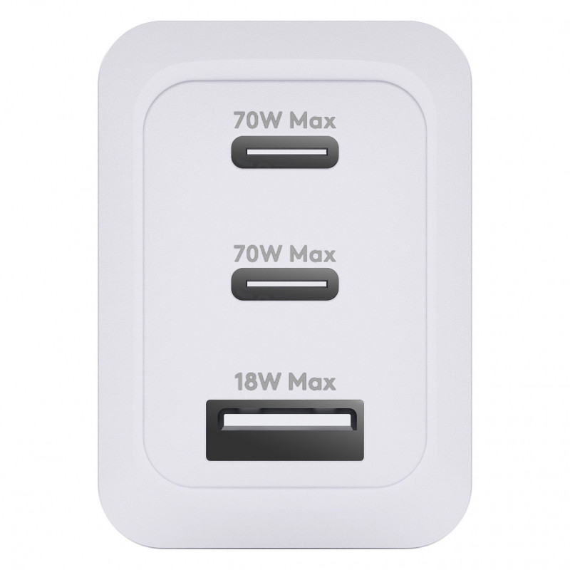 dbramante1928 CI70CCWH4436 zasilacz, 70 W, 2x USB-C + 1x USB-A, wtyczka EU, biały