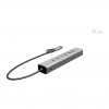 i-tec CAHUBMETAL6LANPD metalowy hub USB-C/USB-A, 6 portów, Gigabit LAN, Power Delivery 85 W, srebrny