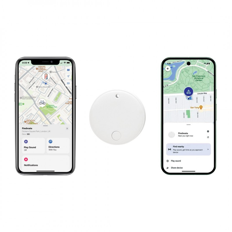 XD Design FindMate Dual RCS lokalizator P301.6203, Apple Find My i Android Find Hub, IPX5