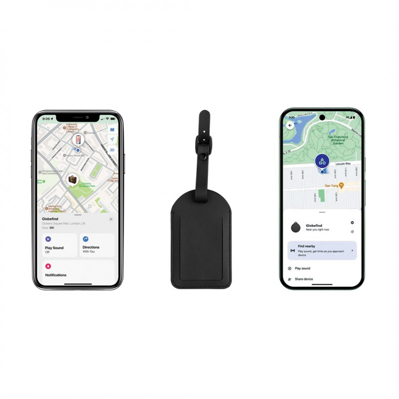 XD Design Connects Globefind Dual RCS lokalizator bagażu, Apple i Android Find, P301.5701