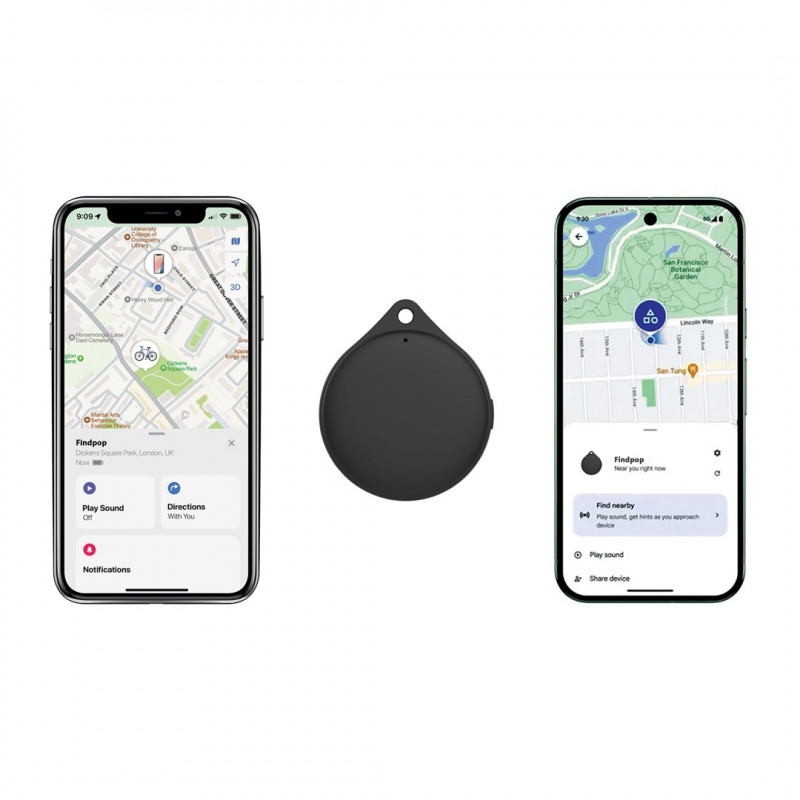 XD Design Connects Findpop Dual lokalizator, Apple i Android Find, IPX5, P301.1701