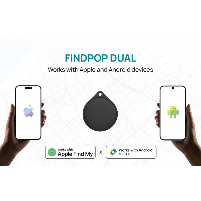XD Design Connects Findpop Dual lokalizator, Apple i Android Find, IPX5, P301.1701