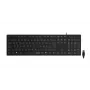 Speedlink NIALA SL-640008-BK klawiatura, czarna, układ niemiecki