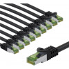 Goobay 69767 kabel krosowy CAT 8.1, S/FTP (PiMF), 5 m, szary (10 szt.)