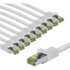 Goobay 69787 patchcord CAT 8.1, certyfikat GHMT, S/FTP (PiMF), 2 m, biały (10 szt.)