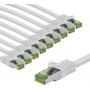 Goobay 69788 patchcord CAT 8.1, certyfikat GHMT, S/FTP (PiMF), 3 m, biały (10 szt.)