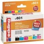 Edding EDD-601 wkłady atramentowe do Epson Stylus Photo P50, zamienniki, multipack czarny + cyjan + magenta + foto cyjan + foto magenta (6 szt.)