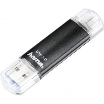 Hama Laeta Twin pendrive USB, 16 GB, USB 3.2 Gen 1 (3.1 Gen 1), czarny