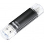 Hama Laeta Twin pendrive USB, 16 GB, USB 3.2 Gen 1 (3.1 Gen 1), czarny