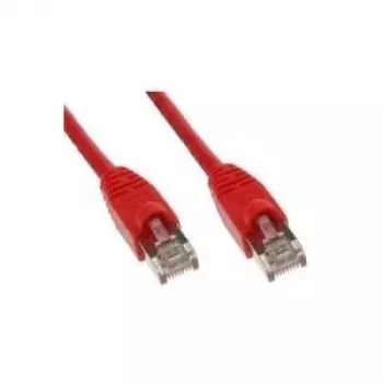 Tecline S-STP (PIMF) Cat 6 patchcord, 7,5 m, czerwony, z wyjątkowo wąską osłoną przeciwzagięciową