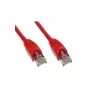 Tecline S-STP (PIMF) Cat 6 patchcord, 7,5 m, czerwony, z wyjątkowo wąską osłoną przeciwzagięciową