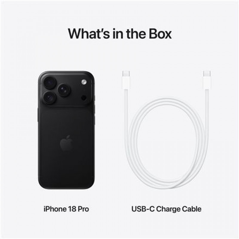 Apple iPhone 18 Pro smartfon, 256 GB, JP eSIM, czarny