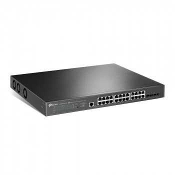 Przełącznik sieciowy TP-Link JetStream TL-SG3428XPP-M2 zarządzalny L2+, 2,5G Ethernet, PoE, 1U, czarny