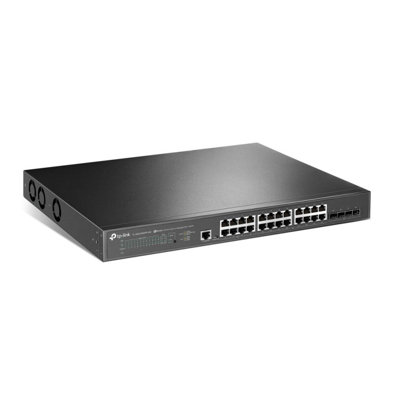 Przełącznik sieciowy TP-Link JetStream TL-SG3428XPP-M2 zarządzalny L2+, 2,5G Ethernet, PoE, 1U, czarny