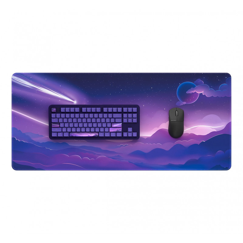 Podkładka pod mysz dla graczy Dark Project Celestial XL, fioletowa