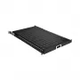 EFB Elektronik 691651ATS.12 wysuwana półka 19″ 1U do szafy rack, głęboka czerń RAL 9005