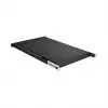 EFB Elektronik 691651ATS.12 wysuwana półka 19″ 1U do szafy rack, głęboka czerń RAL 9005