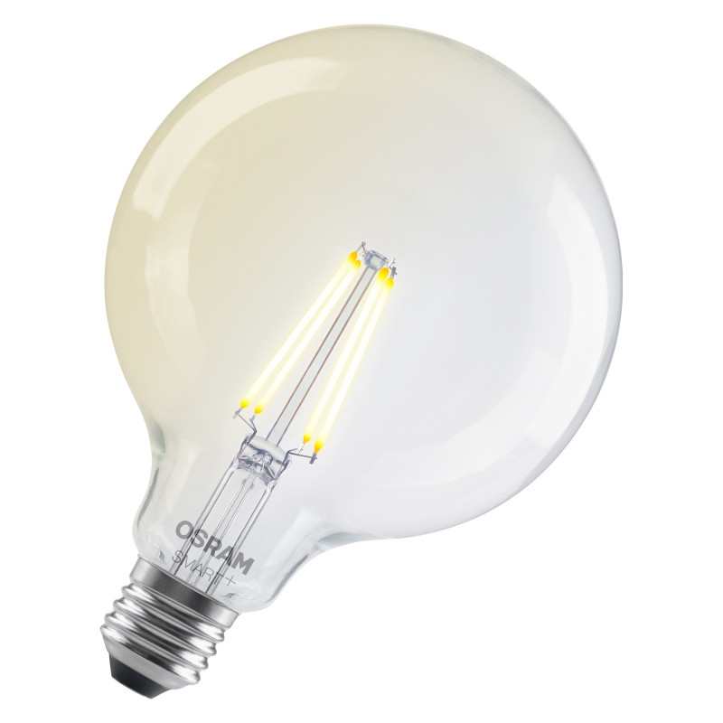 Osram SMART+ MATTER Filament Dimmable Classic Globe 827 inteligentna żarówka filamentowa, E27, 6 W, ciepła biel, Wi-Fi