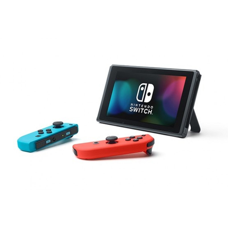 Nintendo Switch V2 NSH006 konsola do gier, czerwono-niebieska