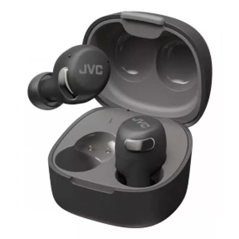 JVC HA-A30T2 słuchawki True Wireless z redukcją szumów, Multipoint, antracytowe