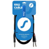 SSQ JSJM1 SS-1452 kabel audio, jack stereo – 2x jack mono, 1 m, czarny