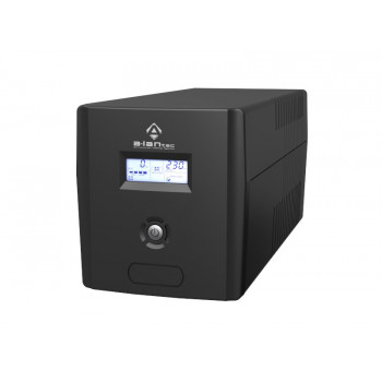 Alantec AP-BK1000-02 zasilacz awaryjny UPS 1000VA/600W, obudowa tower, LCD, 4×CEE 7/3, USB, akumulatory VRLA 2×7Ah