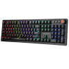 Klawiatura mechaniczna dla graczy Marvo KG917, układ US, RGB, przełączniki Jixian Blue, USB, czarna