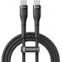 Veger CC03 kabel USB-C – USB-C, PD 48 V 5 A 240 W, 1,5 m, czarny