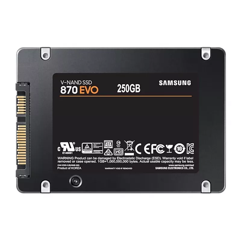 Dysk SSD Samsung 870 EVO 250 GB 2,5″ SATA, MZ-77E250BW