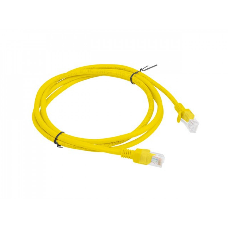 Lanberg PCU6-10CC-0150-Y patchcord RJ45 kat. 6 UTP, 1,5 m, żółty