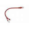 Lanberg PCU6-10CC-0025-R patchcord RJ45 kat. 6 U/UTP, 0,25 m, czerwony