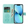 OEM etui z klapką Mezzo Book do Samsung S20 FE / S20 FE 5G, wzór łapacz snów, zielone
