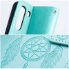 OEM etui z klapką Mezzo Book do Samsung S20 FE / S20 FE 5G, wzór łapacz snów, zielone