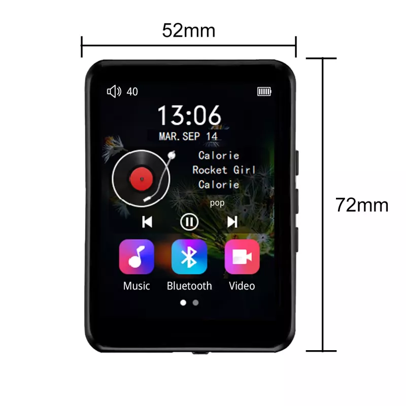 Zenwire Vibe P1 przenośny odtwarzacz MP3/MP4