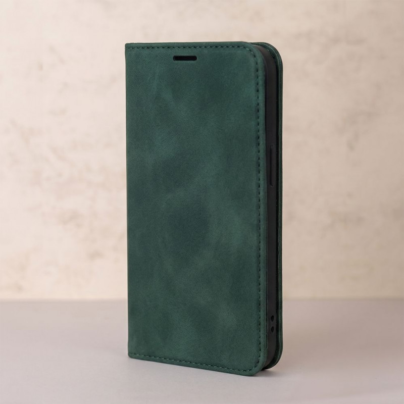 TFO Smart Suede etui do iPhone 17 Pro 6,3 / iPhone 18 Pro 6,3, zielone
