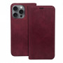 TFO Smart Suede etui do iPhone 17 Pro 6,3 / iPhone 18 Pro 6,3, bordowe