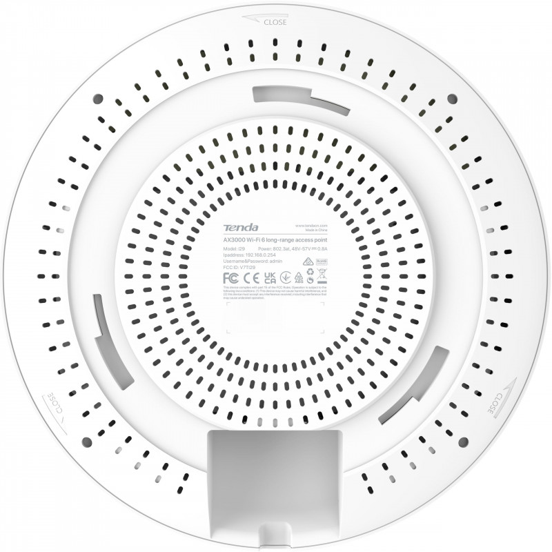 Tenda i29 punkt dostępowy Wi-Fi 6 AX3000, PoE