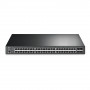 TP-Link JetStream TL-SG3452P zarządzalny przełącznik sieciowy L2/L3 Gigabit Ethernet z PoE, 1U, czarny