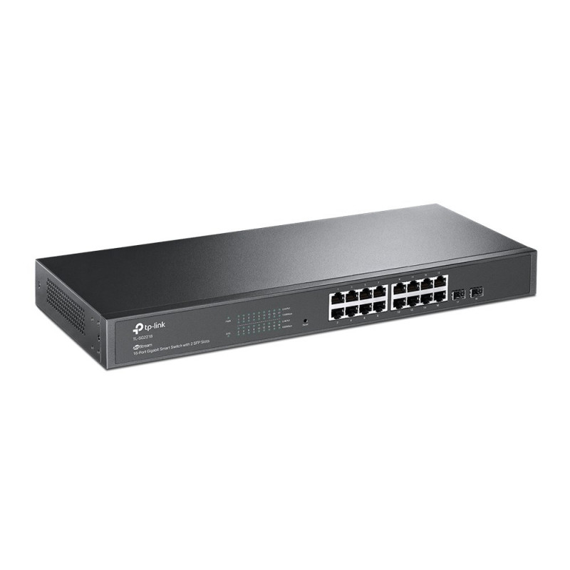 TP-Link JetStream TL-SG2218 zarządzalny przełącznik sieciowy L2/L2+ Gigabit Ethernet, 1U, czarny