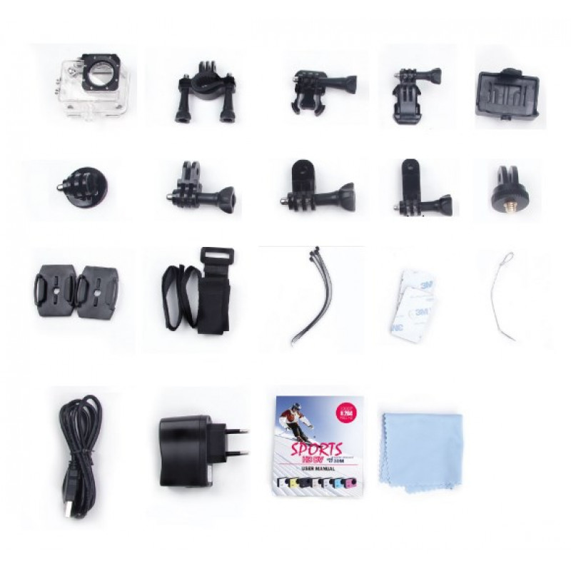Kamera sportowa SJCAM SJ4000, czarna