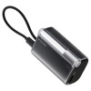 SHARGE Flow 3 powerbank, 10 000 mAh, 45 W PD, kabel USB-C, czarny