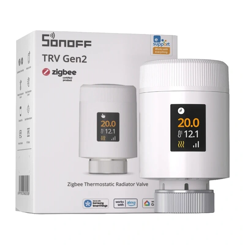 Sonoff TRV Gen2 (TRV-ZBT) Zigbee zawór termostatyczny do grzejnika