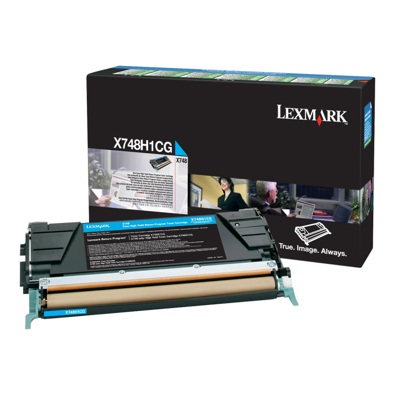 Lexmark X748H1CG toner do X748de, X748de LDS, X748de Statoil, X748dte, błękitny